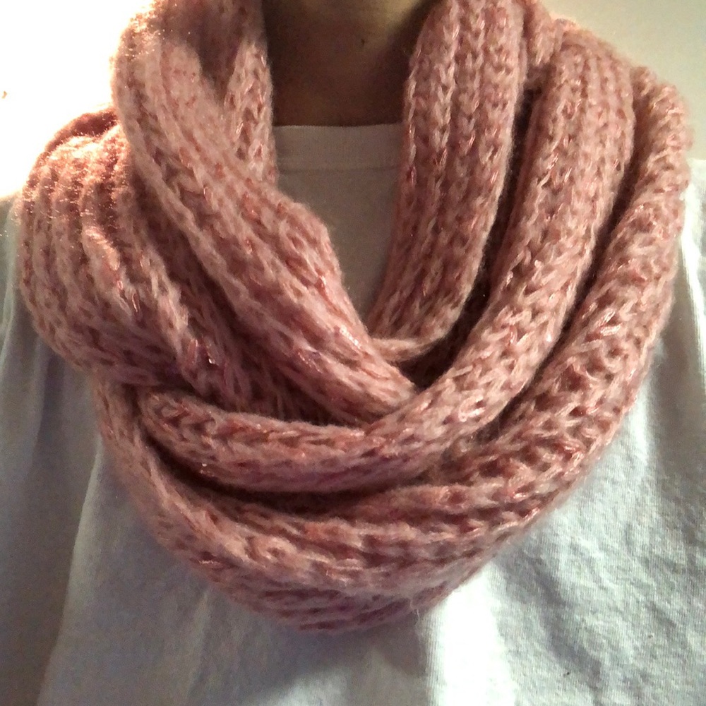 pink infinity scarf